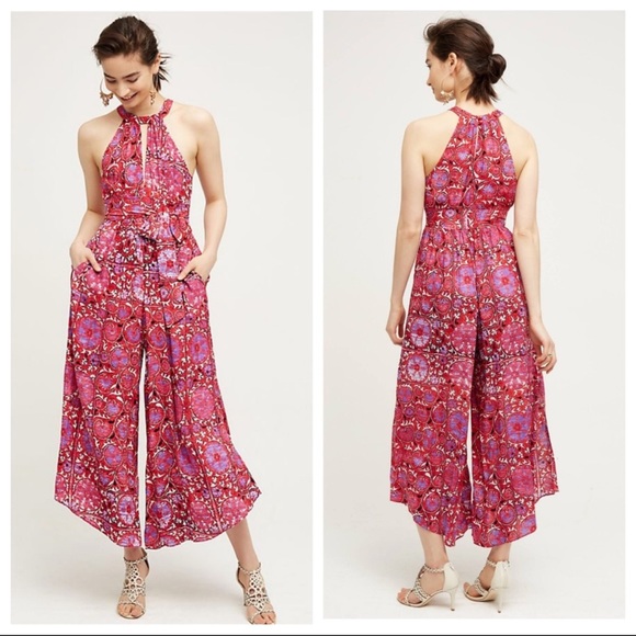 Anthropologie Pants - New Anthropologie Plenty Tracy Reese Cerelia Jumpsuit size L large
